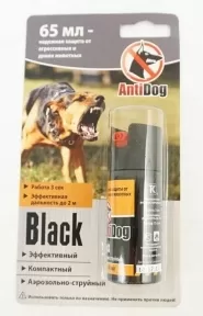 Распылитель-баллончик AntiDog Black, 65 мл