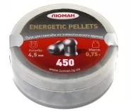 Пули «Люман» Energetic pellets 4,5 мм, 0,75 г (450 штук)