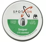 Пуля пневм. SPOTON Sniper 4,5 мм, 1,10 гр. (175 шт)