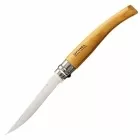 Нож филейный Opinel серии Slim №10, клинок 10 см, рукоять - олива