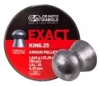 Пульки JSB Exact King кал. 6,35 мм 1,645 гр (350 шт./бан.)